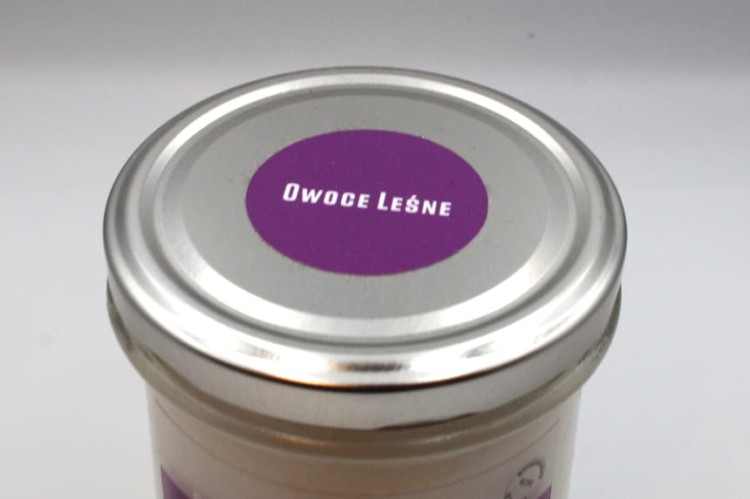 OWOCE LEŚNE – Bardzo duża świeca sojowa w słoiku