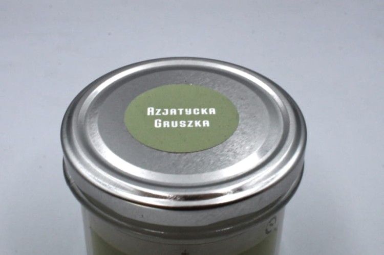 AZJATYCKA GRUSZKA – Duża świeca sojowa w słoiku