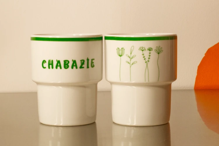 Chabazie- kubek barowy PRL