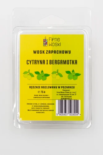 wosk zapachowy - cytryna i bergamotka