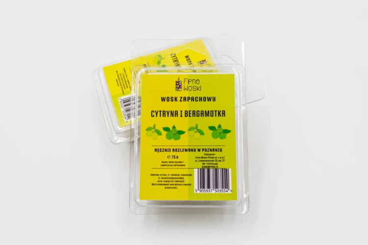 wosk zapachowy - cytryna i bergamotka
