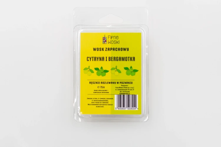 wosk zapachowy - cytryna i bergamotka 1
