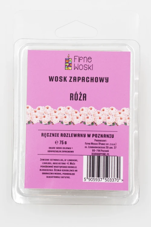 wosk zapachowy - róża