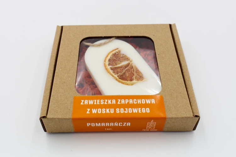 zawieszka zapachowa - tabliczka florencka - pomarańcza - 1 szt