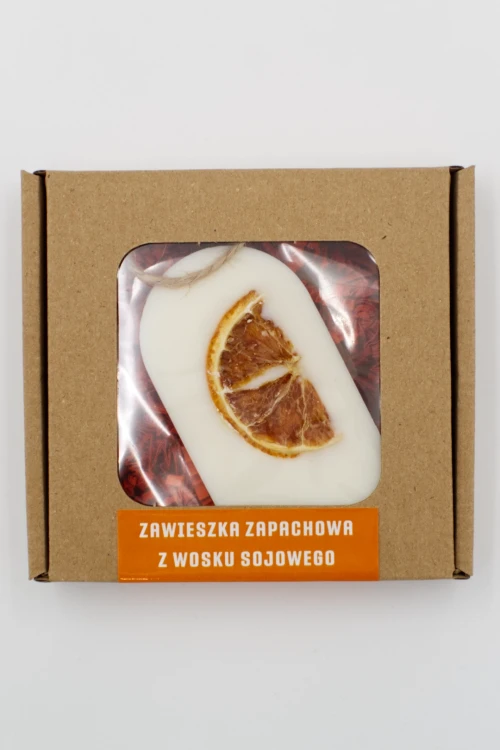 zawieszka zapachowa - tabliczka florencka - pomarańcza - 1 szt.