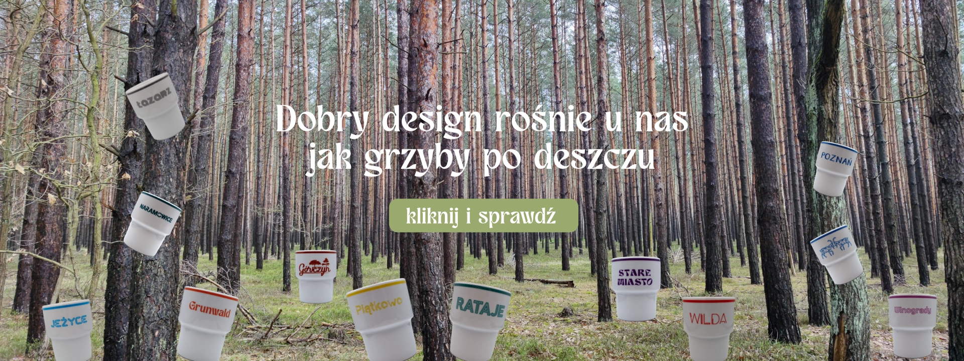 obrazek przedstawia kubeczki dzielnicowe marki Fifne Klunkry rosnące na drzewach 